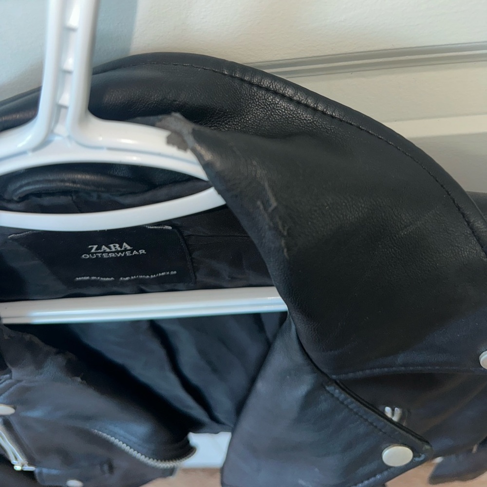 Zara leather jacket - Picture 5 of 6
